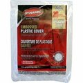 Dynamic Paint Products Dynamic 9' X 12' .3Mil Embossed Clear Plastic Flat Packed Drop Cloth 00380